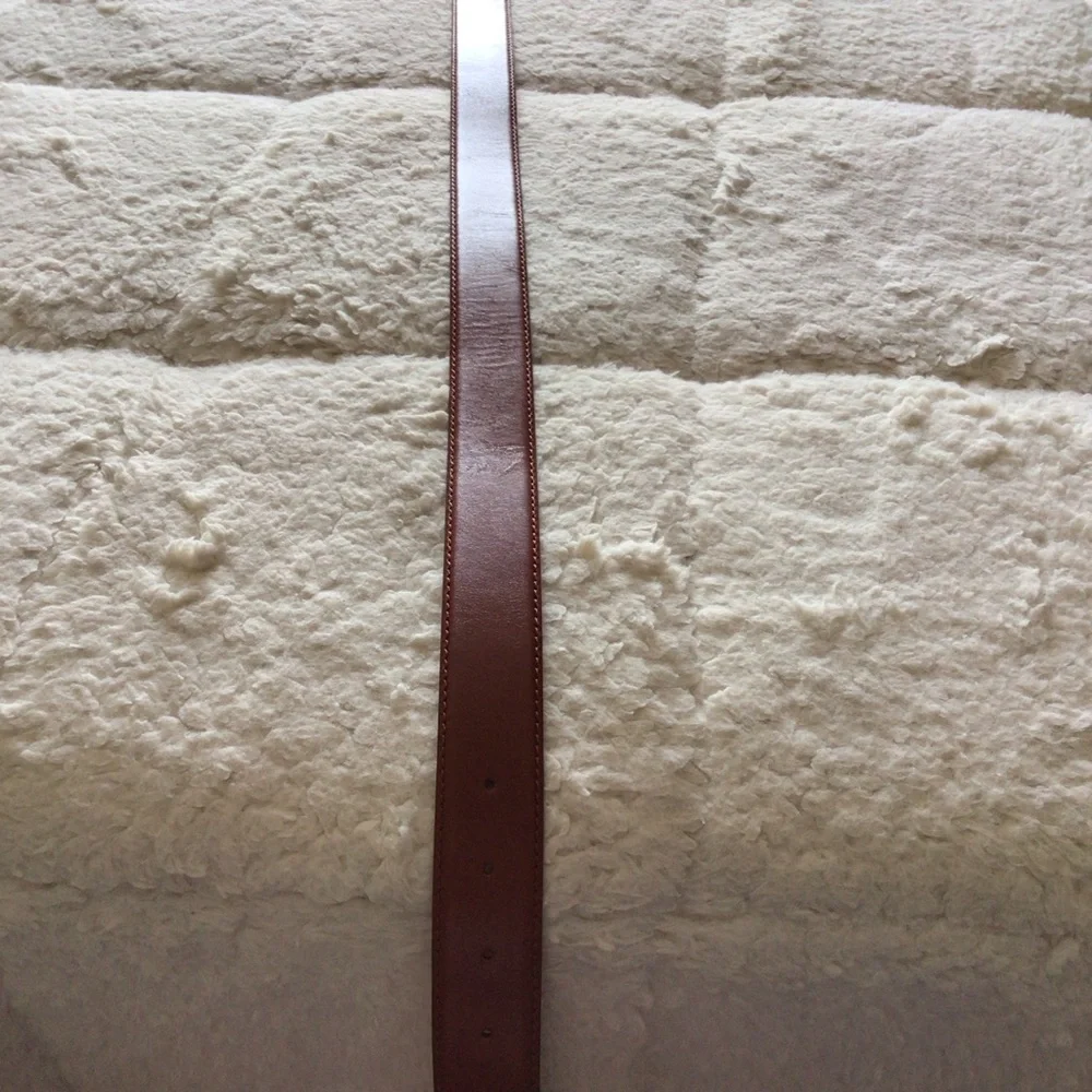 Roger Ximenez Cuervo Smooth Italian Calf Leather Belt with Nubuck Lining Italy